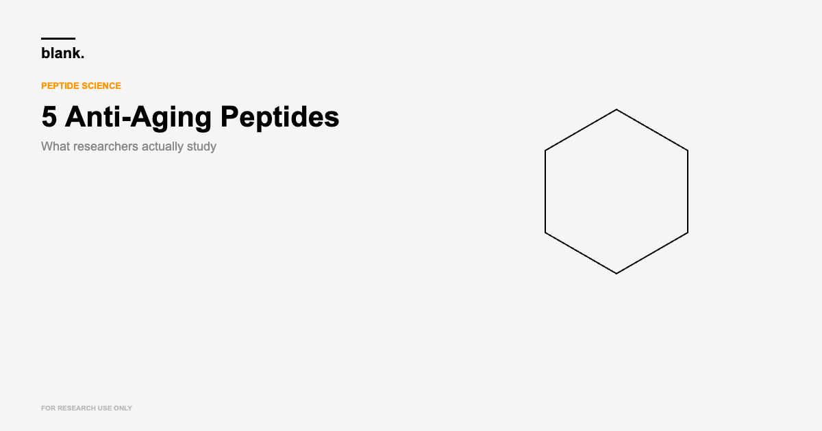 best anti aging research peptides - Blank Peptides