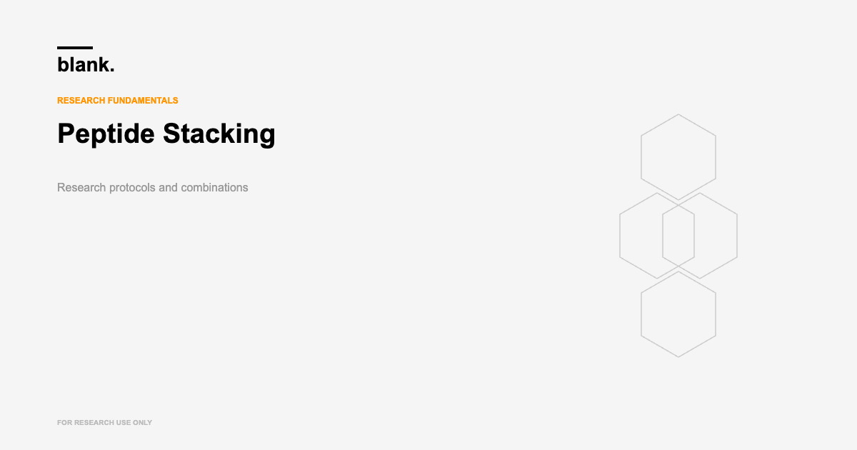 stacking - Blank Peptides research blog