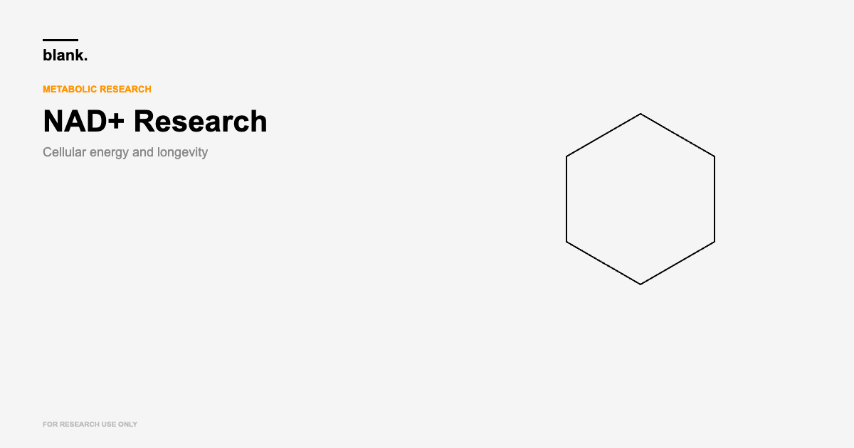 nad plus cellular energy research research peptide vial - Blank Peptides