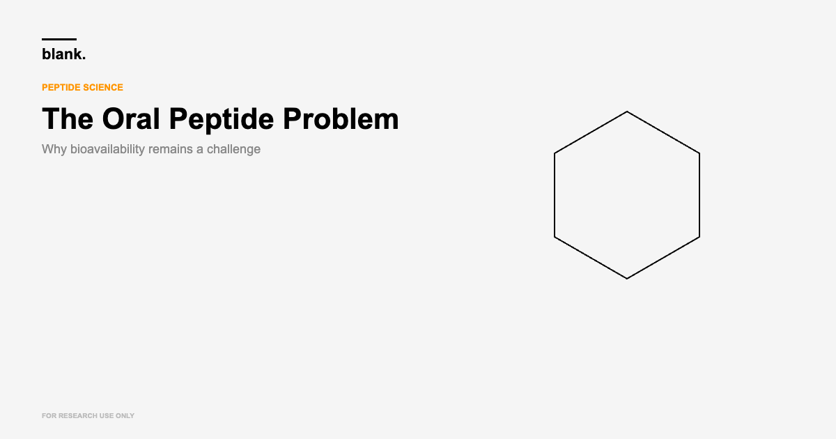oral peptide bioavailability - Blank Peptides