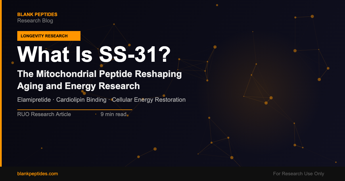 What Is SS-31 Elamipretide? Mitochondrial peptide research thumbnail